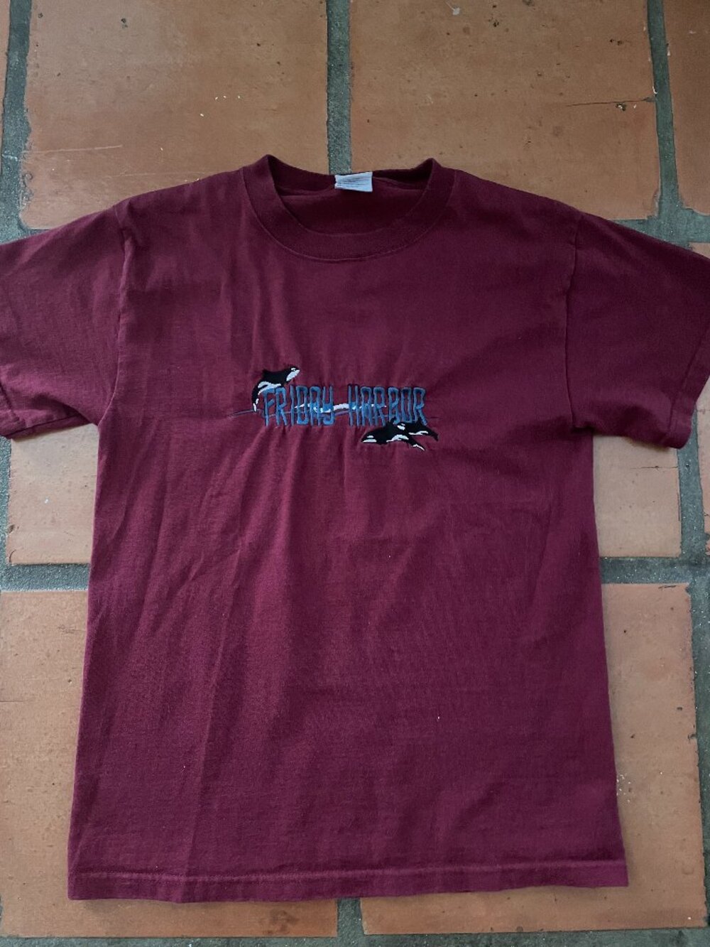 Friday Horror with Orcas All Cotton Tee - Size S
